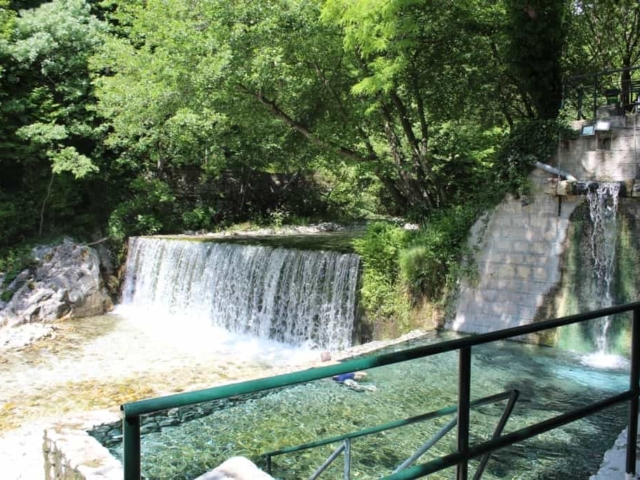 Experiences in Greece SaltySoil Pozar Baths Waterfall
