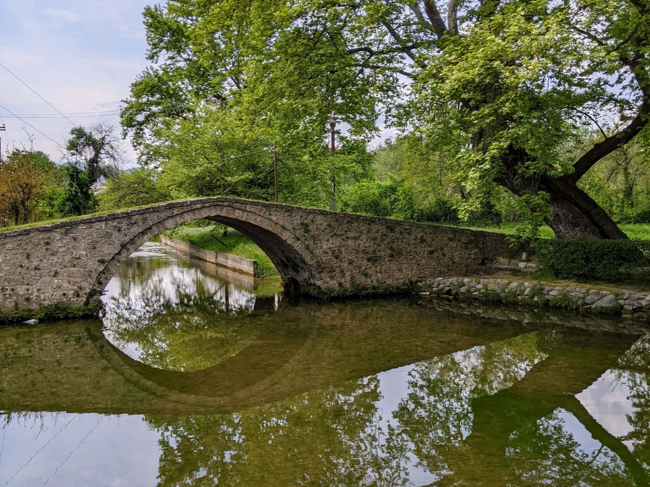 Old bridge in Edessa, day trips with Salty Soil Thessaloniki.