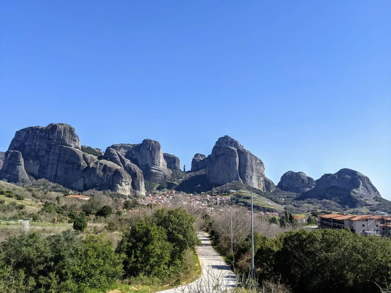 View of Meteora, day trips with Salty Soil Thessaloniki.