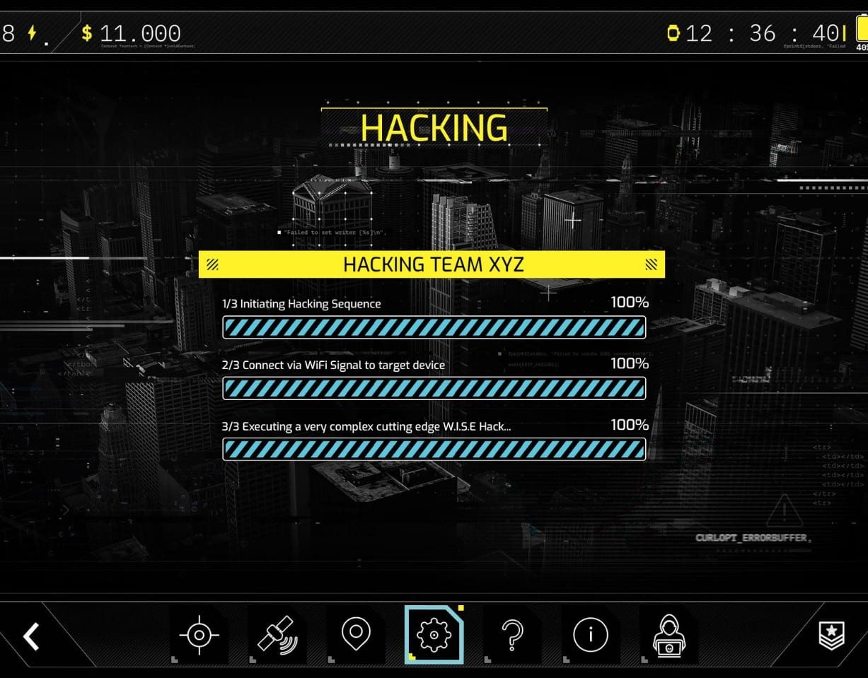 Team Building SaltySoil Thessaloniki Outdoor Escape Game Blackout Hacking Interface