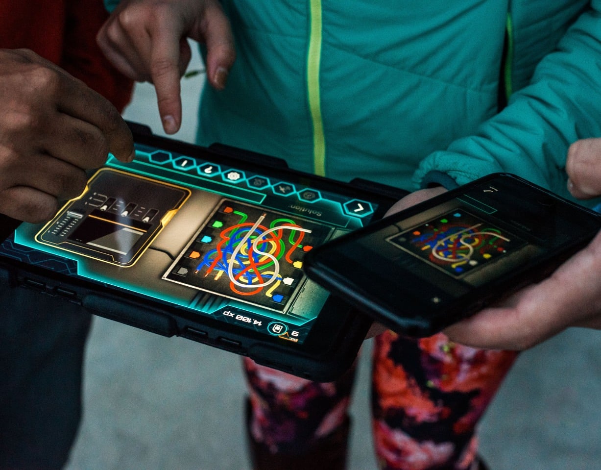 Team Building SaltySoil Thessaloniki Outdoor Escape Game Operation Mindfall Listening Device